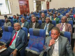 Delegates following the Proceedings